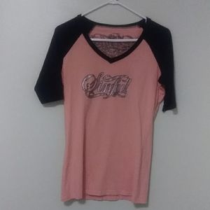 Sinful v-neck 3/4 sleeve shirt